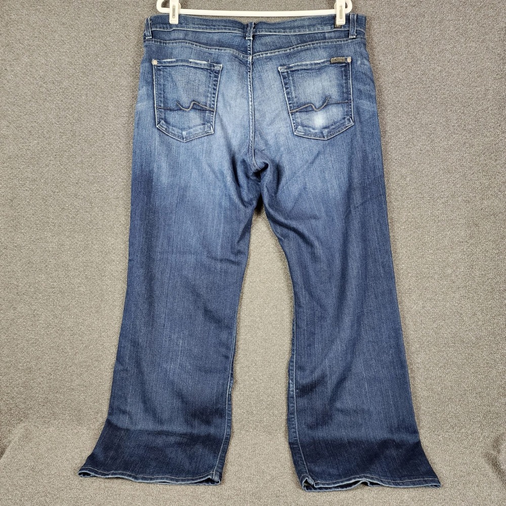 7 For All Mankind Relaxed Fit Jeans Mens 38 Blue Medium Wash T521476S-476S USA - Picture 4 of 11